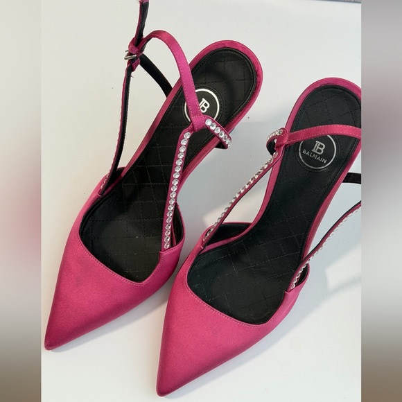 Balmain Shoes - Pink Balmain studded heels size 39